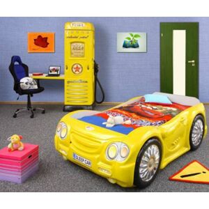 Artplast Detská posteľ Auto Bugi žlté