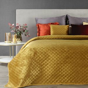 ArtFir Prikrývka na posteľ ARIEL Farba: medová